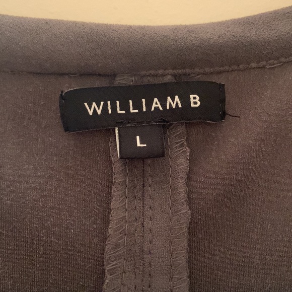 Grey Faux Suede Boxy Top by Willam B - Picture 4 of 4